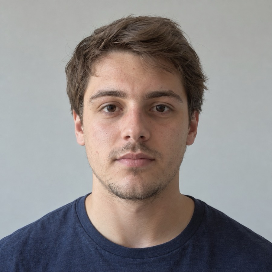 Before: AI-generated fictional example, not a real person